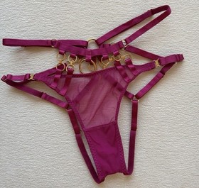 Bordelle Kleio Open Back Brief Magenta S