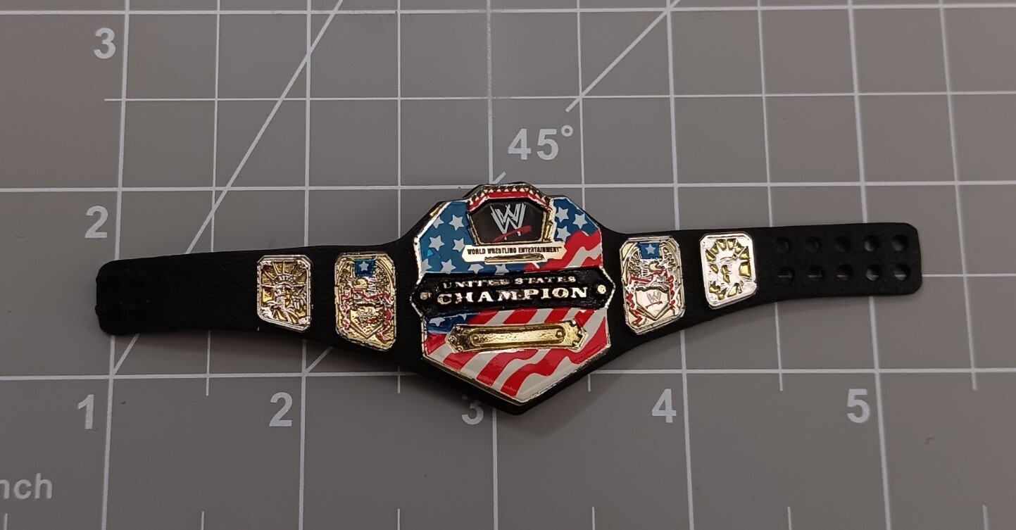 WWE Mattel Elite United States Championship Title Belt Figure Accessory A3