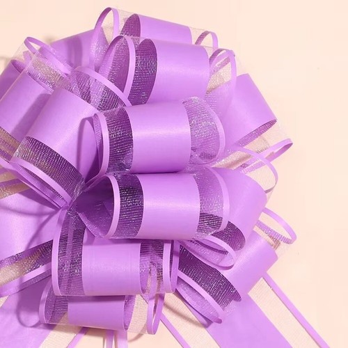 5Pcs DIY Wedding Car Ribbon Wedding Pull Bow Flower Home Decoration - Picture 9 of 21