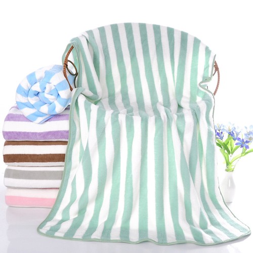 Soft Stripe Pool Towels Beach Towel Luxury Large Bath Sheet Quick Dry Spa So о - Picture 7 of 18