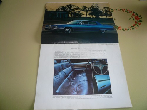 1970 Cadillac Fleetwood Eldorado Coupe Conv't DeVille Large Sales Brochure - Picture 4 of 11