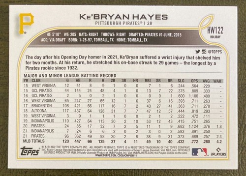 ( U SELECT CARDS ) 2022 Topps Holiday Baseball Singles** - Picture 80 of 132