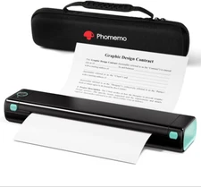M08F Pro Portable Printer Wireless Travel Thermal US Letter Inkless Bluetooth