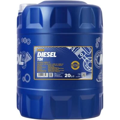 20 Liter MANNOL Diesel TDI 5W-30 Motoröl API SN/CH-4 ACEA C2 C3 GM dexos2
