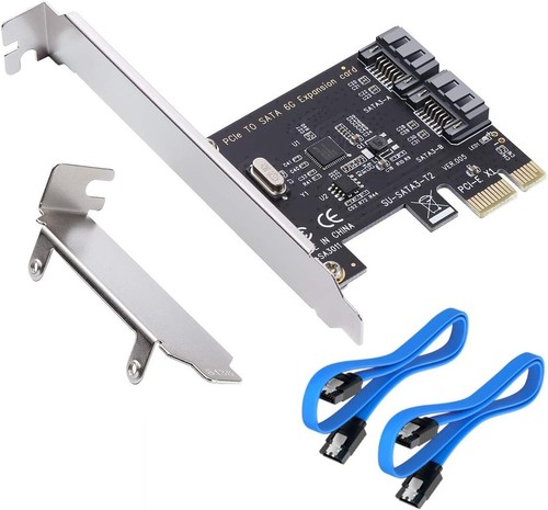 PCIe to SATA 3.0 Controller Card - 2 Port Expansion Card with SATA III 6GB/s - Picture 3 of 9