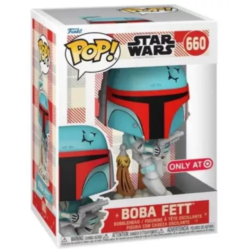 Funko POP! Star Wars Boba Fett 660 Retro Reimagined Disney 100 Target Exclusive