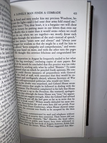 Easton Press Library Of The Presidents Woodrow Wilson Arthur Walworth Vol 1 154C - Picture 6 of 11