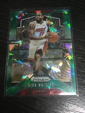 2019-20 Panini Prizm #148 Dion Walters Green Cracked Ice Fanatics Exclusive Heat