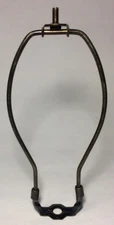 New 7" Brass Lamp HARP Shade Holder w/Base for Lamp Repair Antique Bronze Finish