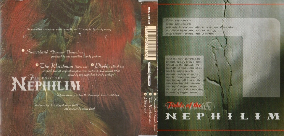 Fields Of The Nephilim - Sumerland + From The Fire,  2 Maxi-CD's - Bild 2 von 2