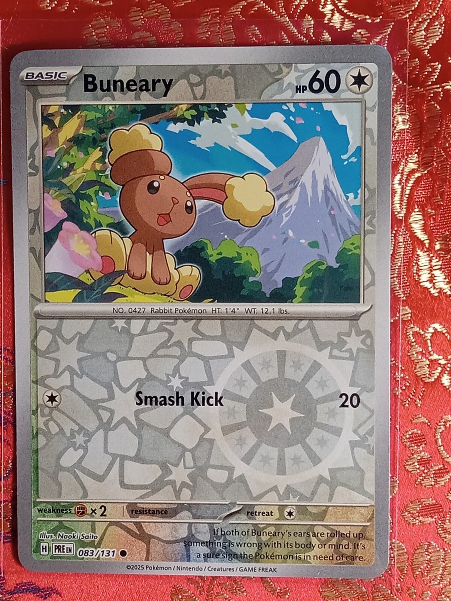 buneary pokemon card value Cards Price Guide RarityCommon Hit Points70 HP Colorless Charm During your opponents next turn Buneary [Reverse Holo] #107 Prices