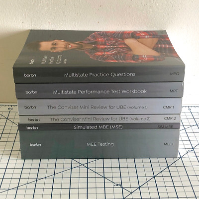 2024 Barbri Bar Exam UBE 6 Book Full Set - MEE Conviser Testing ...