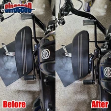 Driver Floorboard Spacers 3/4" Extensions For Halrey Touring 1983-2008|2009-2025