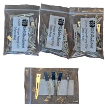 65 Pcs Single Prong Duckbill Hair Clips Silver Sectioning Hairpins 2.25" 5.5cm