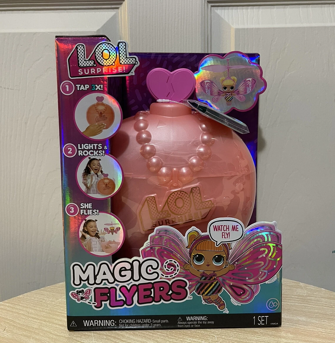  L.O.L. Surprise! Magic Flyers: Flutter Star - Muñeca voladora  guiada a mano, muñeca coleccionable, desembalaje de botella táctil, gran  regalo para niñas de 6 años en adelante, multicolor : Juguetes y Juegos