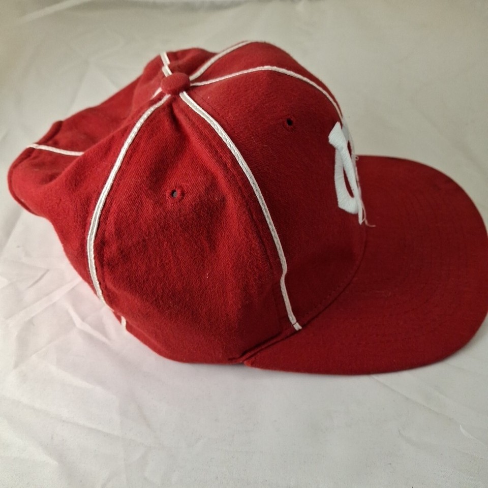 Kansas City Monarchs Hat Red Baseball Negro Leagues KC Promo Adjustable