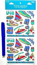 Frances Meyer Water Sports Stickers Scrapbooking Embellishment Card Making