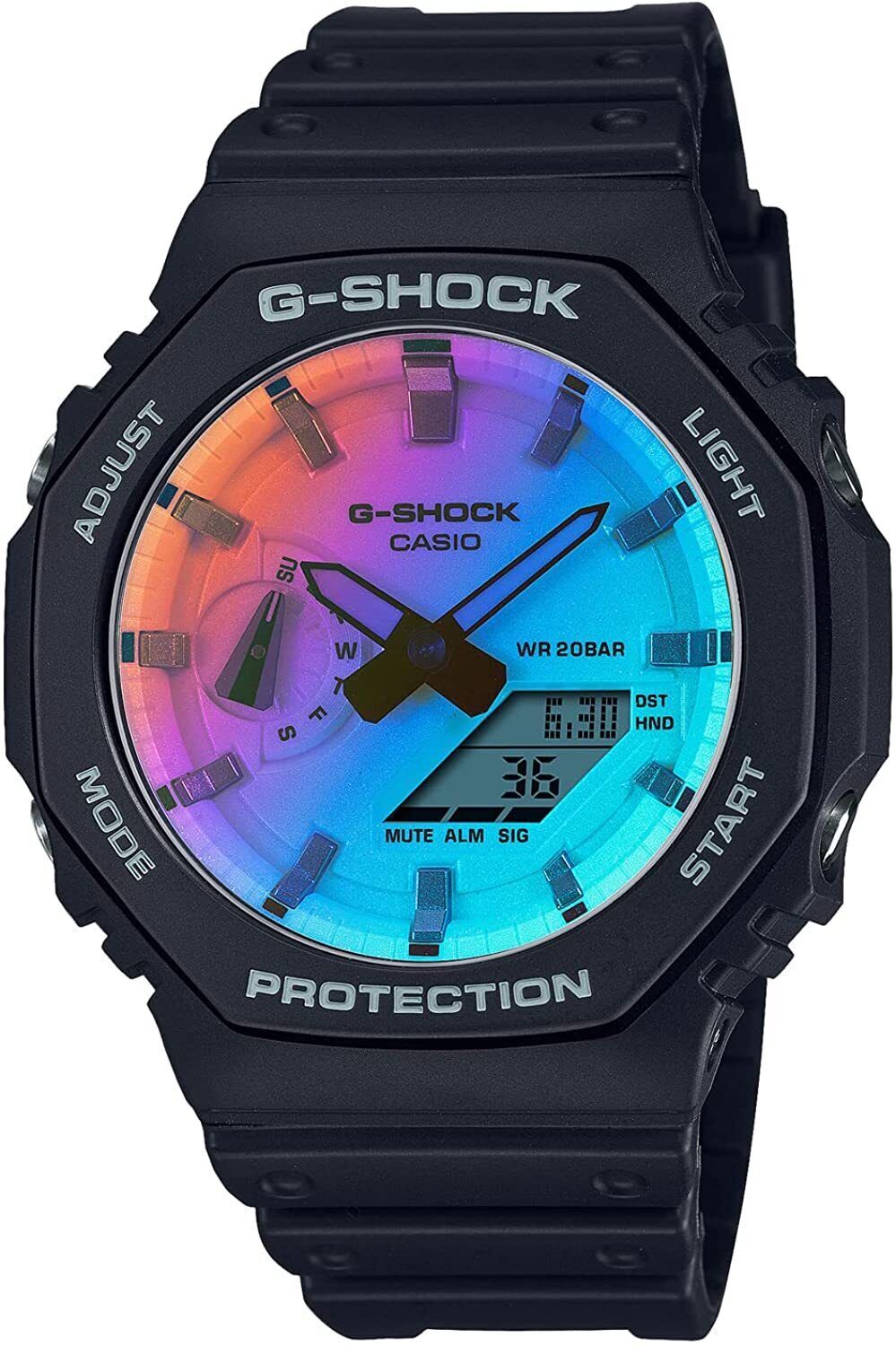 Casio G-SHOCK Men's Black Resin Watch - GA2100SR1AJF for sale