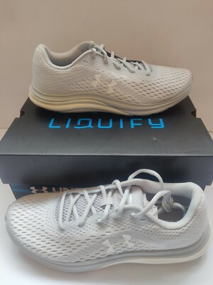  Under Armour Liquify Rebel Schuhe Herren 9 UK grau Laufschuhe Fitnessstudio Training