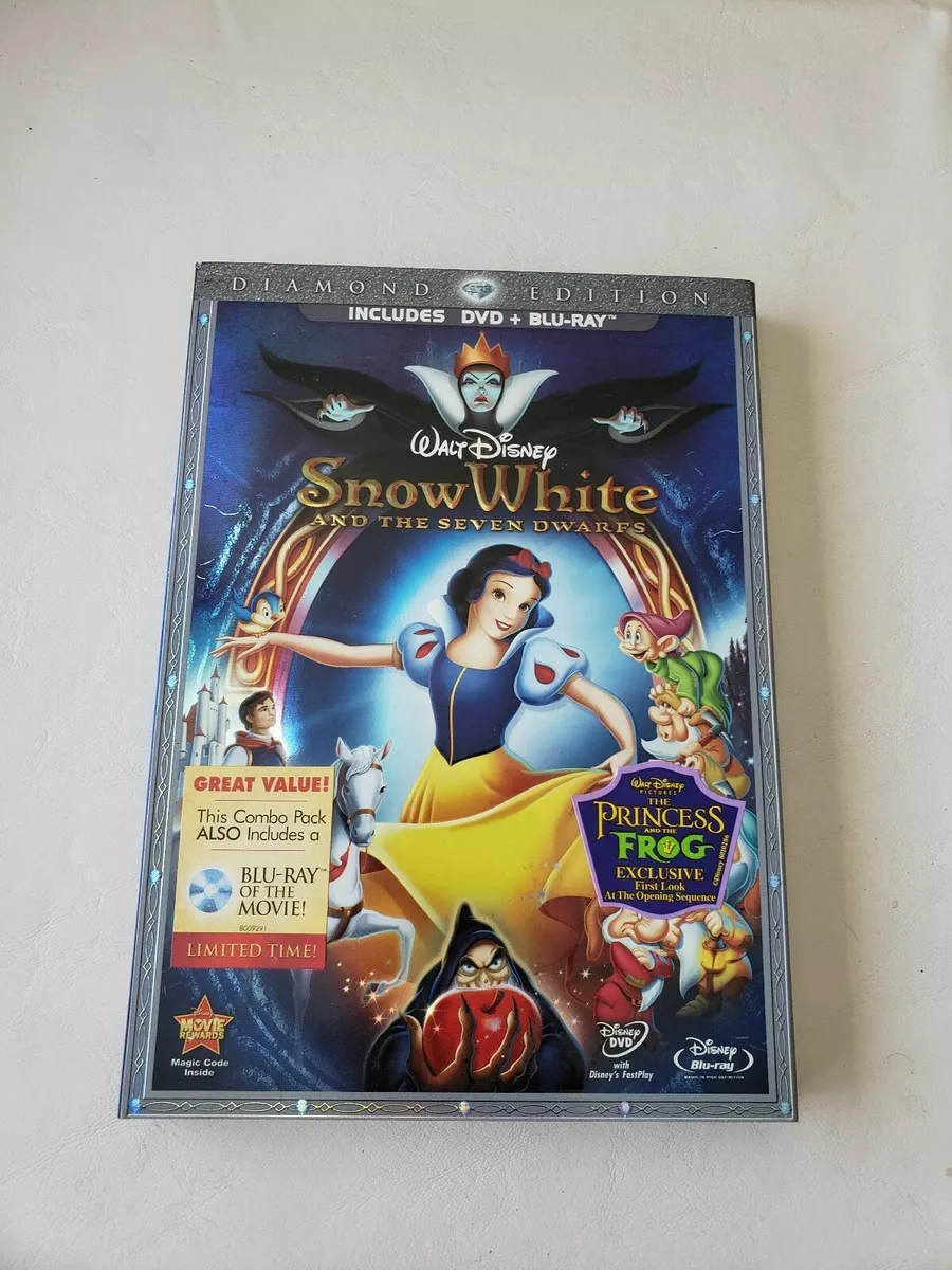 Disney Snow White and the Seven Dwarfs(DVD,2009,3-Disc Set) TESTED