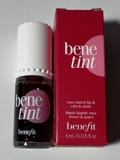 benefit Benetint Rose Tinted Lip Cheek Stain New in Box