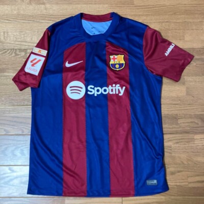 Robert Lewandowski FC Barcelona #9 Home Jersey Nike Size L Free