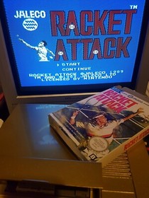 RACKET ATTACK PAL B NINTENDO NES GAME COMPLETE NEAR MINT CON