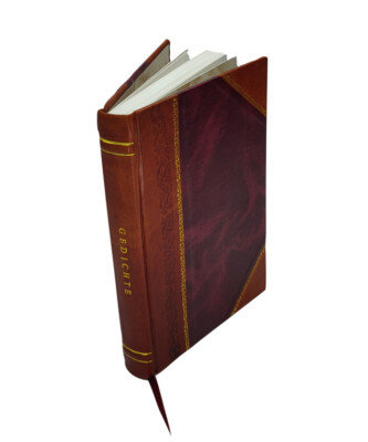 Gedichte 1815 [Leather Bound]