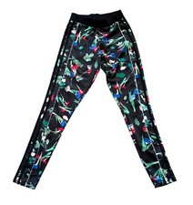 Adidas Originals Floral Print Athletic Leggings Women's Activewear Multicolor