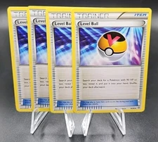 4x Level Ball 76/98 x4 - XY Ancient Origins Pokemon TCG - Playset - NM