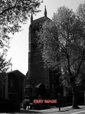 PHOTO  SOUTHWARK ST MARY'S KENNINGTON PARK ROAD SOUTHWARK. THE TOWER OF 1876 DES