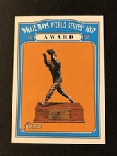 2021 Topps Heritage Base #367 Willie Mays World Series MVP Award Winners