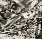 Horseware Polo Collection Sweatshirt Cowl Neck Safari Leopard Print Pockets M — photo 3