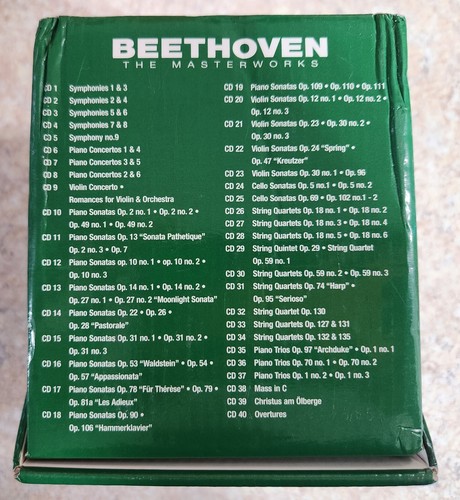 Beethoven The Masterworks 40 CD Box Set Brilliant Classics 2004 - Picture 6 of 9