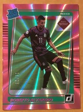 2021-22 Donruss Soccer Roberto Alvarado RR #195 Holo Pink Laser 11/25 (Jersey #)