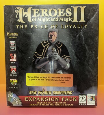 Heroes of Might and Magic II The Price of Loyalty PC Big Box Cib