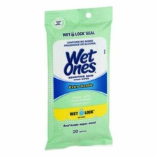 4 Pack Wet Ones Sensitive Skin Extra Gentle Wipes Travel Pack 20 Ct