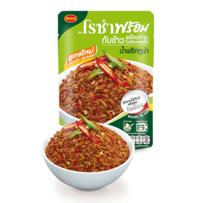 3 x TUNA Chili Spicy Sauce Thai Nam Prik Thai Sauce Ready Eat 105g ROZA PROMPT