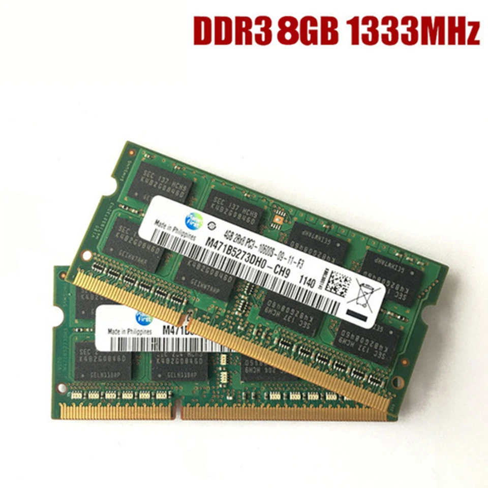 Memory Card For Samsung DDR3 8GB 4GB 2GB 1GB 1066/1333/1600MHz PC3 Laptop - Image 2 of 4