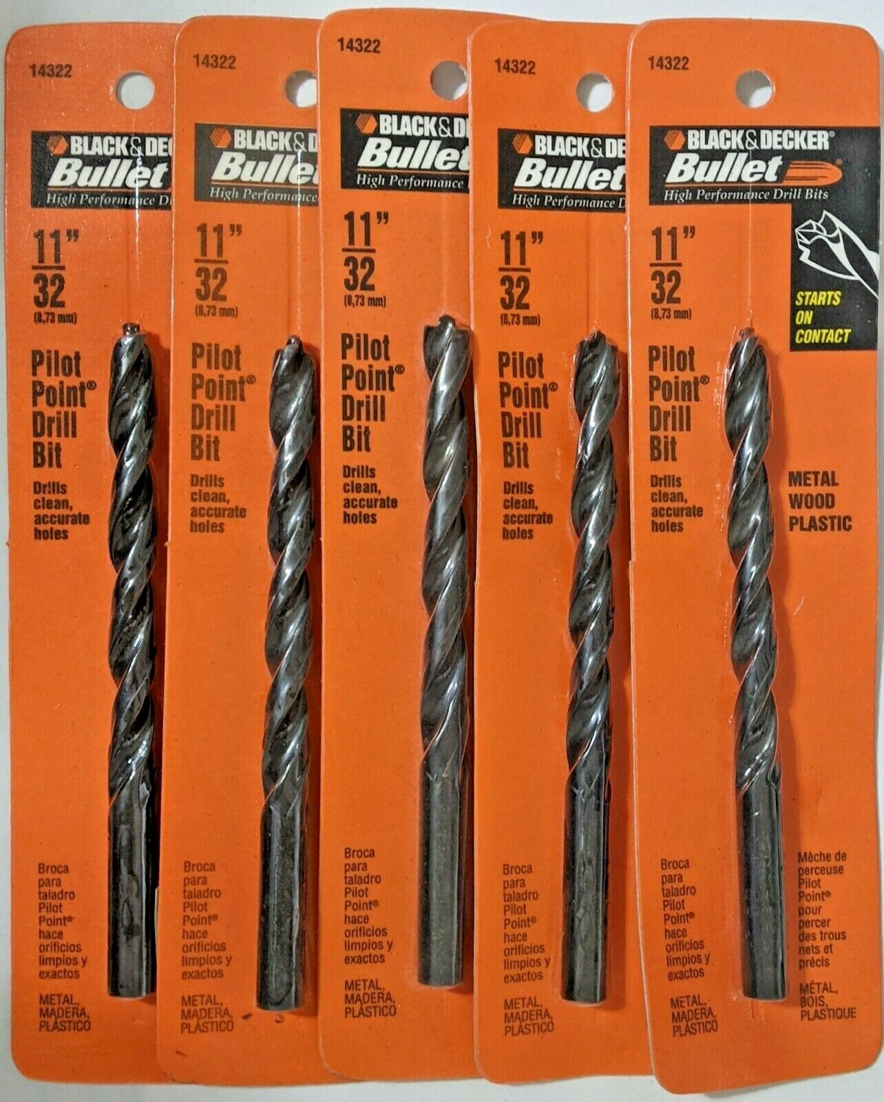 11/32 DRILL PILOT POINT DRILL BIT 14322 