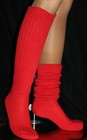 Slouch Socks Warm Knee Scrunch Hooters Uniform Soccer Run Walk Yoga Gym Ski — photo 10