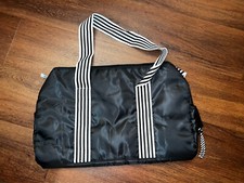 DSW LARGE BLACK/WHITE BEACH DUFFLE BAG