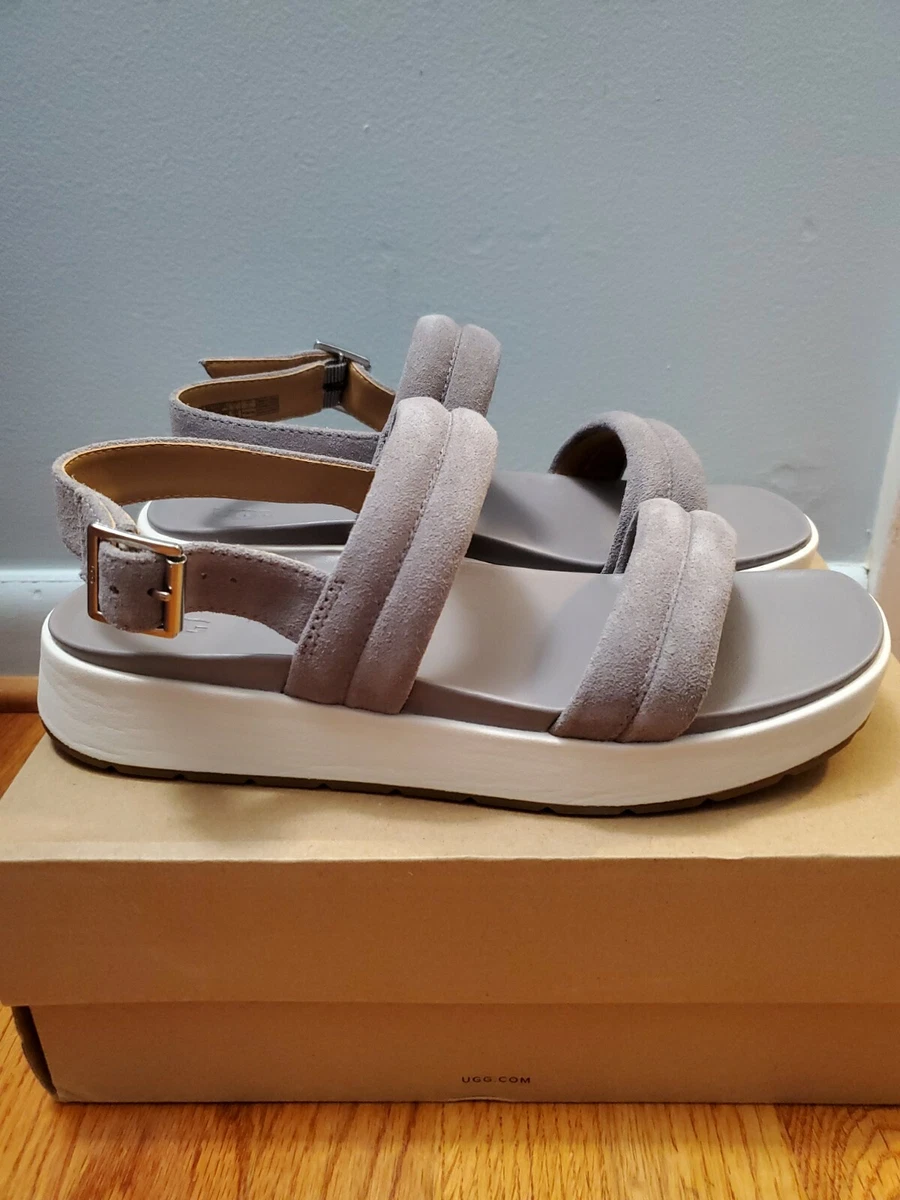 Ugg Women s Lynnden Platform Sandal Size US 9 soft Amethyst Suede