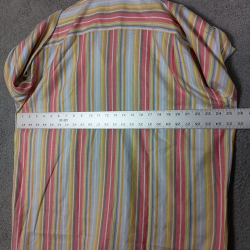 Paul & Shark Yachting Shirt Men's XL Multicolor Striped Long Sleeve Button Down - Picture 9 of 12