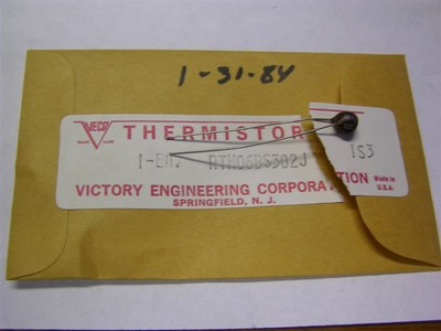 2 Vintage Victory Engineering RTH06BS302J 3K 5% RTH Thermistors