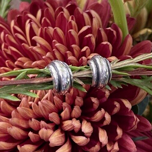 Retired James Avery Small Hoops Earrings