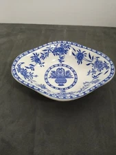 James M. Shaw & Co. Oval Dish Blue & White