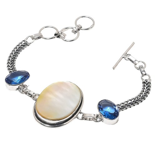 NIB Ladies Ian Daniels Mother of Pearl Dial Beach Theme Quartz Watch NEW BATTERY il_fullxfull.6691777868_ttc3.jpg main image 2