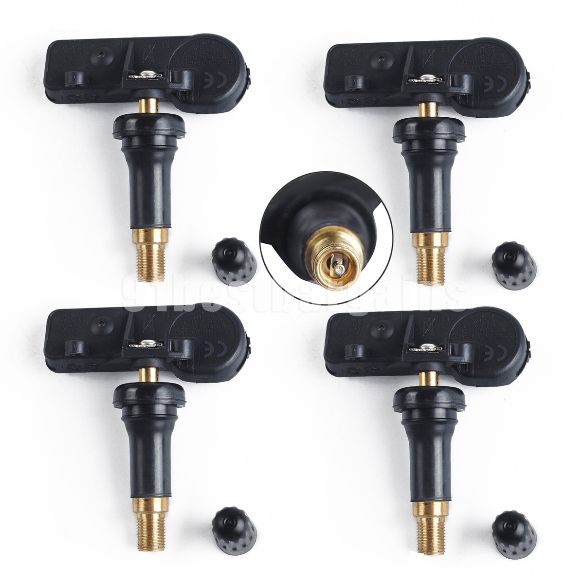 4-Pack TPMS Sensors 433MHz - Replacement For Jeep, Dodge, Chrysler, Ram Vehicles 2011-2021