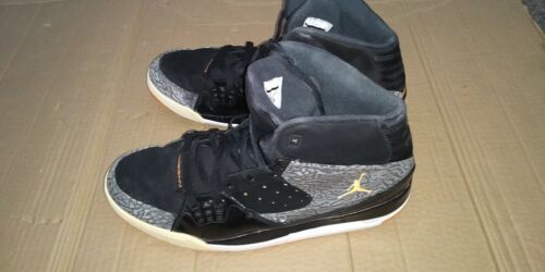 Scarpe da basket Jordan 538698-032 uomo taglia 13 arancione nero grigio RARO - Foto 3 di 5